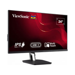 A Photo Of ViewSonic TD2455 24” Touch Monitor - Full HD, USB Type-C, Ergonomic Stand, and Advanced Touch Technology