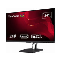A Photo Of ViewSonic TD2455 24” Touch Monitor - Full HD, USB Type-C, Ergonomic Stand, and Advanced Touch Technology
