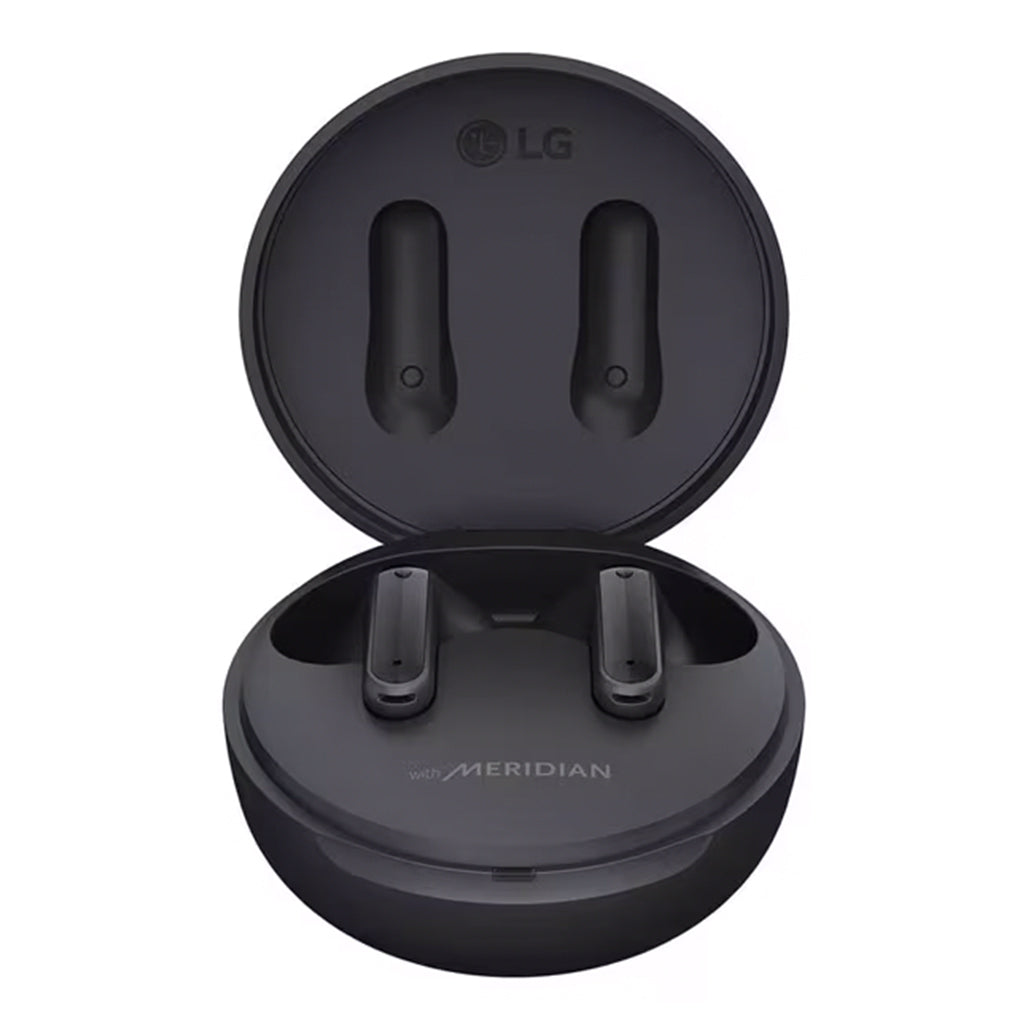 A Photo Of LG TONE Free FP5 - True Wireless Bluetooth Earbuds - Black with Active Noise Cancellation and Up to 22 Hours Playtime