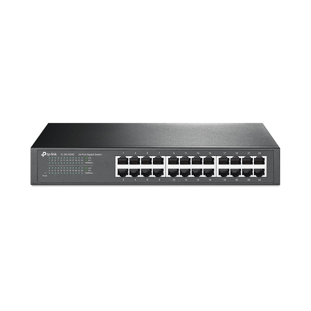 A Photo Of TP-Link TL-SG1024D 24-Port Gigabit Desktop/Rackmount Switch | Energy-Efficient Network Expansion