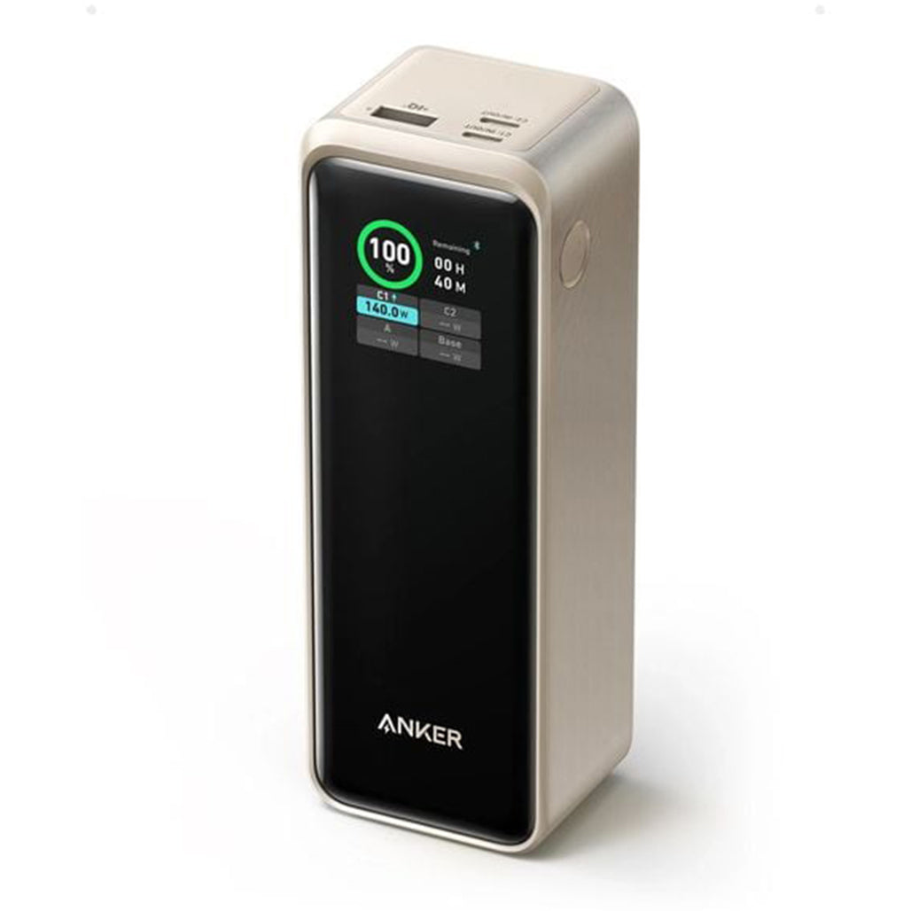 A Photo Of Anker 737 Power Bank PowerCore Prime 250W - 27,650mAh, PD 3.1 Fast Charging, Dual USB-C Ports, Smart App Control