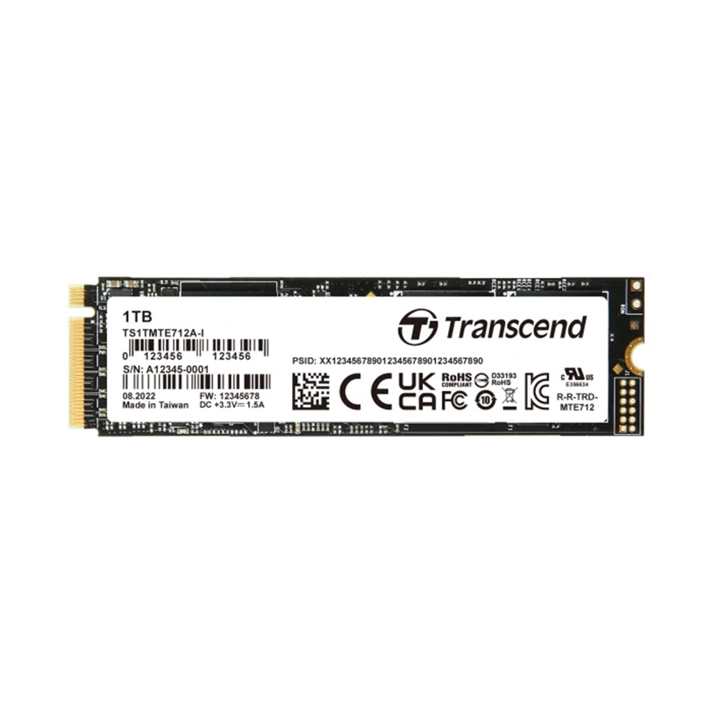 A Photo Of Transcend SSD M.2 2280 PCIe NVMe 1TB | MTE712A