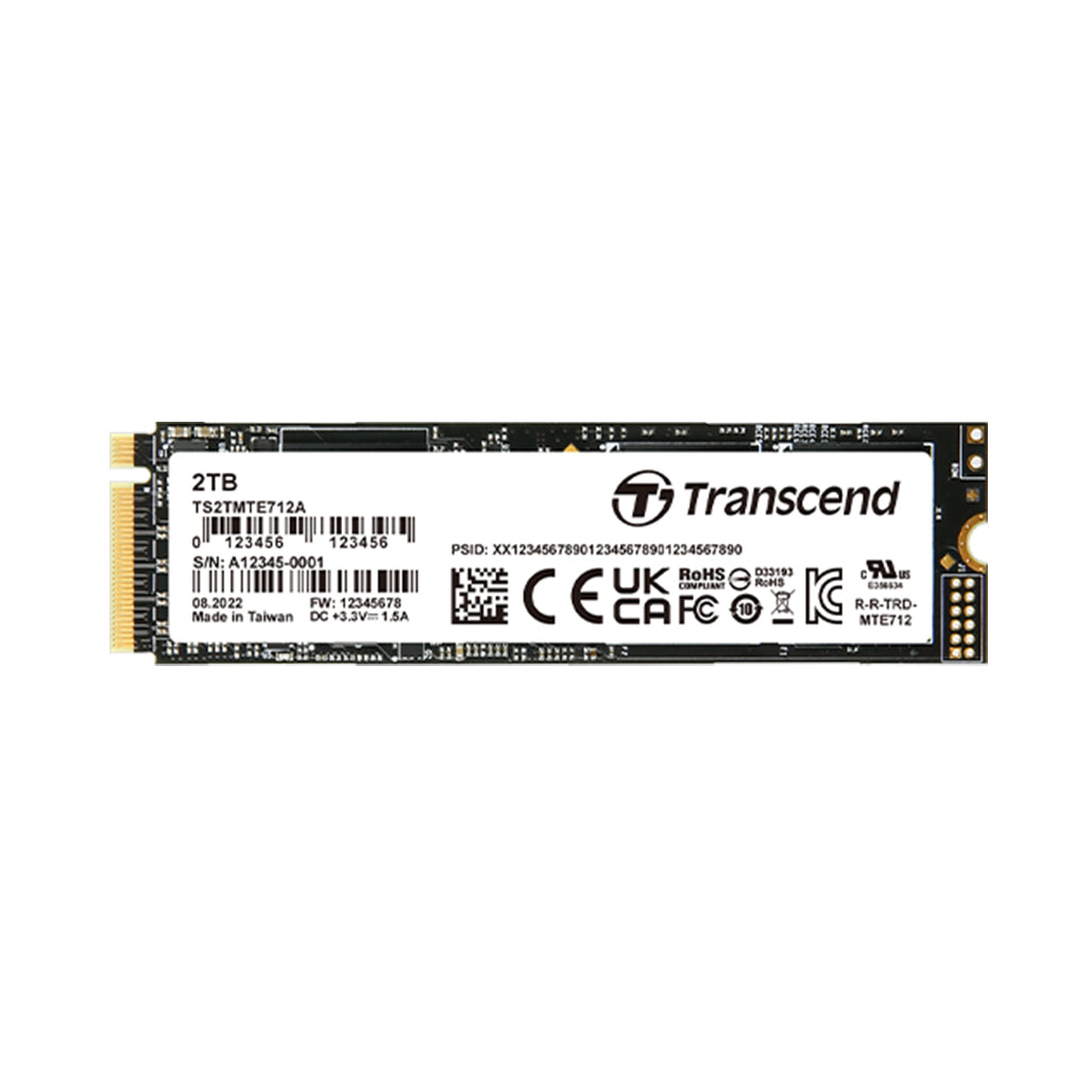 A Photo Of Transcend SSD M.2 2280 PCIe NVMe 2TB | MTE712A