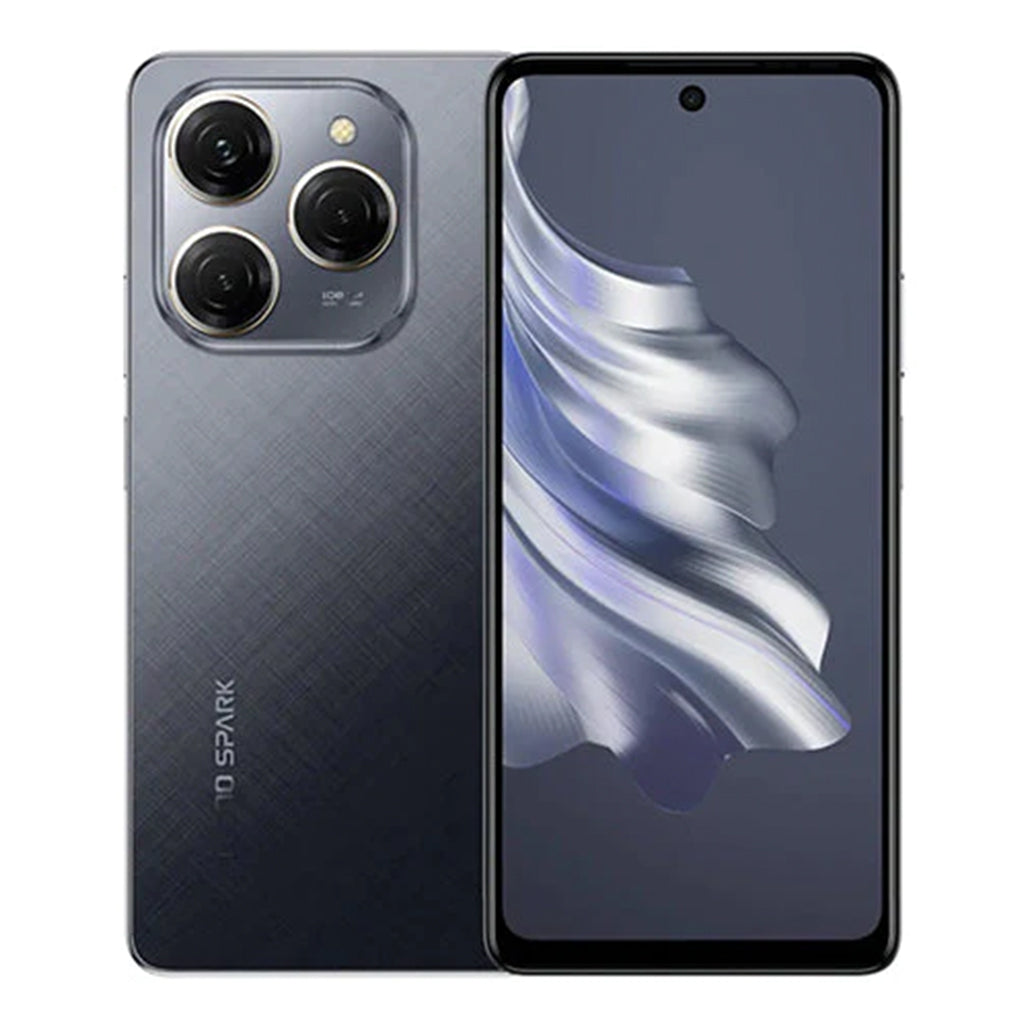 A Photo Of Tecno Spark 20 Pro 8GB Ram 256GB Storage - Moonlit Black