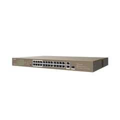 A Photo Of Tenda TEF1126P-24-250W 28-Port PoE Switch – 24 PoE Outputs & 4 Uplinks, 250W Budget