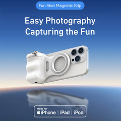 A Photo Of Telesin Fun Shot Magnetic Phone Grip – Ultra-Strong N52 Magnets, Ergonomic Handheld Design with telesin original light