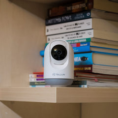 A Photo Of Tellur Smart WiFi Indoor Camera – Ultra HD Surveillance with Pan & Tilt, Night Vision, and Voice Control