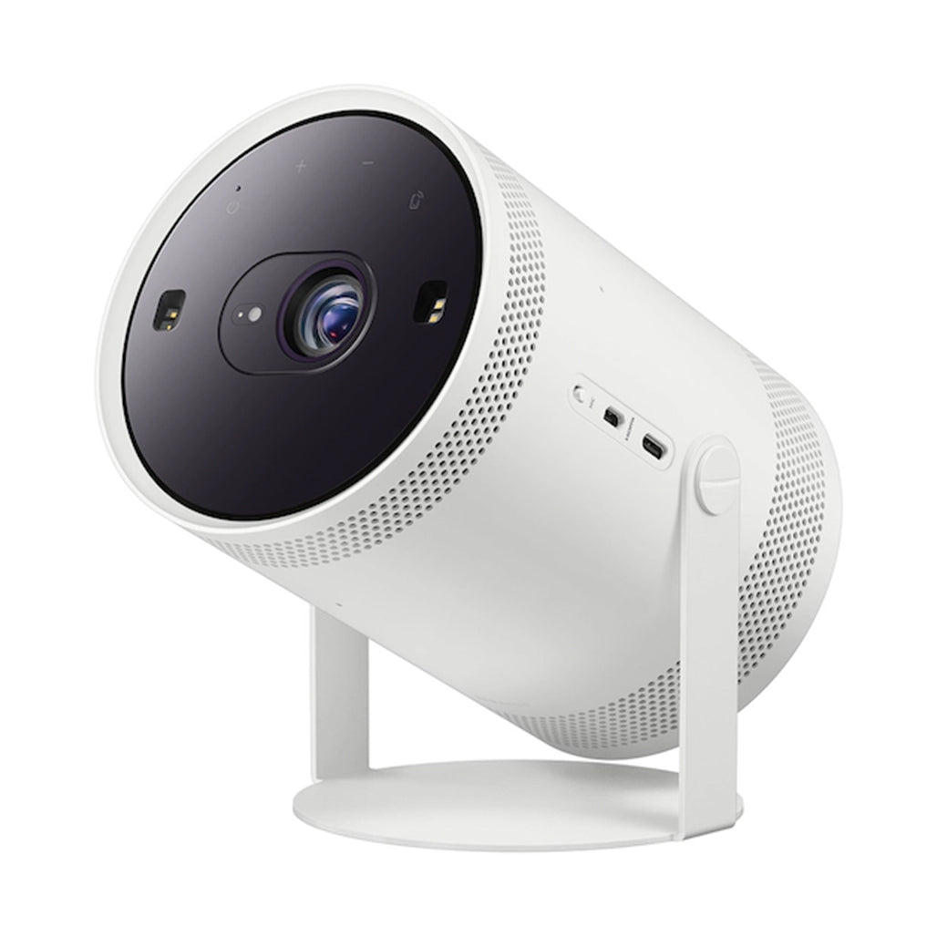 A Photo Of Samsung The Freestyle 2nd Gen Projector with Gaming Hub - Portable Smart Projector with 360° Sound, Auto Focus, and Full HD