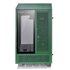 A Photo Of Thermaltake The Tower 100 Racing Green - Mini ITX Chassis with Tempered Glass Windows