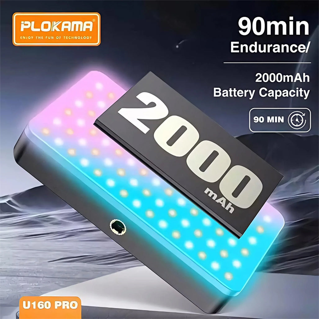 A Photo Of Plokama U160 Pro RGB Portable LED Flashlight