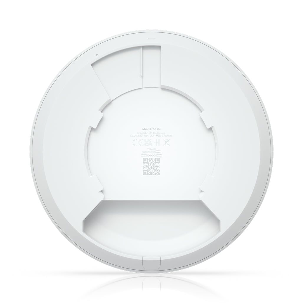 A Photo Of Ubiquiti UniFi U7 Lite WiFi 7 Access Point – Ceiling Mount, 4-Stream, 2.5 GbE Uplink