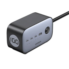 A Photo Of UGreen DigiNest Pro 100W USB-C Power Strip – 6-in-1 GaN Charger with 2 AC Sockets and 3 USB Ports