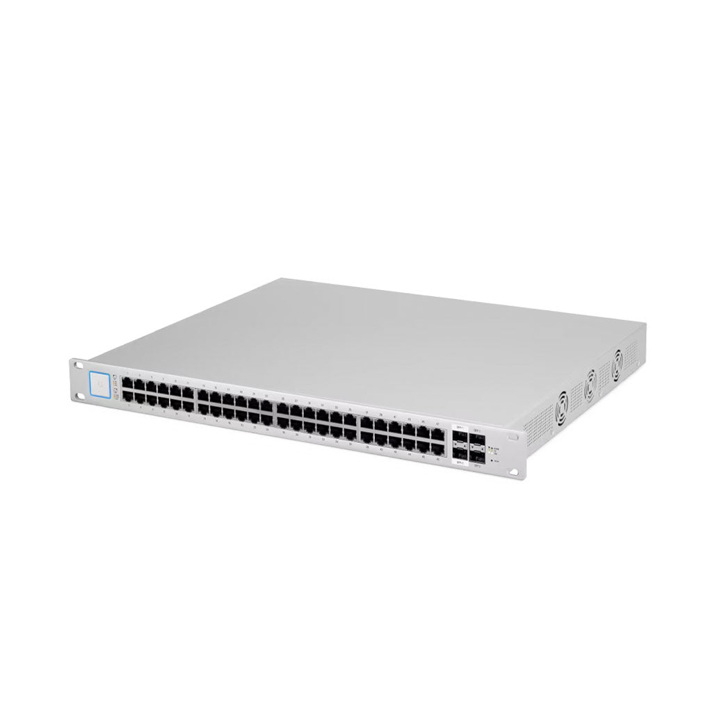 A Photo Of Ubiquiti PoE Switch 48-Port GbE, PoE+ and 24V Passive PoE with 1G & 10G SFP Ports