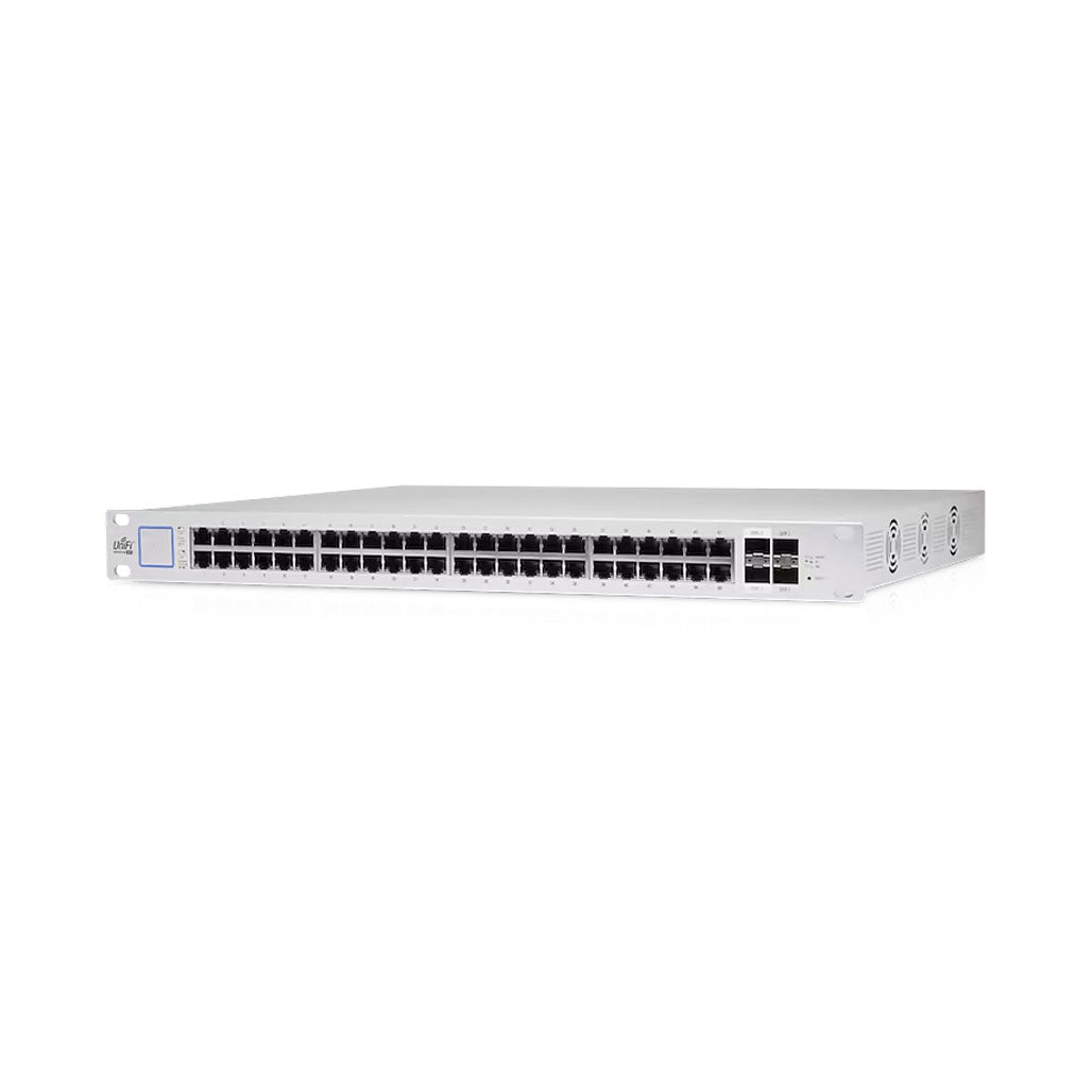 A Photo Of Ubiquiti PoE Switch 48-Port GbE, PoE+ and 24V Passive PoE with 1G & 10G SFP Ports