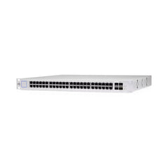 A Photo Of Ubiquiti PoE Switch 48-Port GbE, PoE+ and 24V Passive PoE with 1G & 10G SFP Ports | High-Performance Network Switch