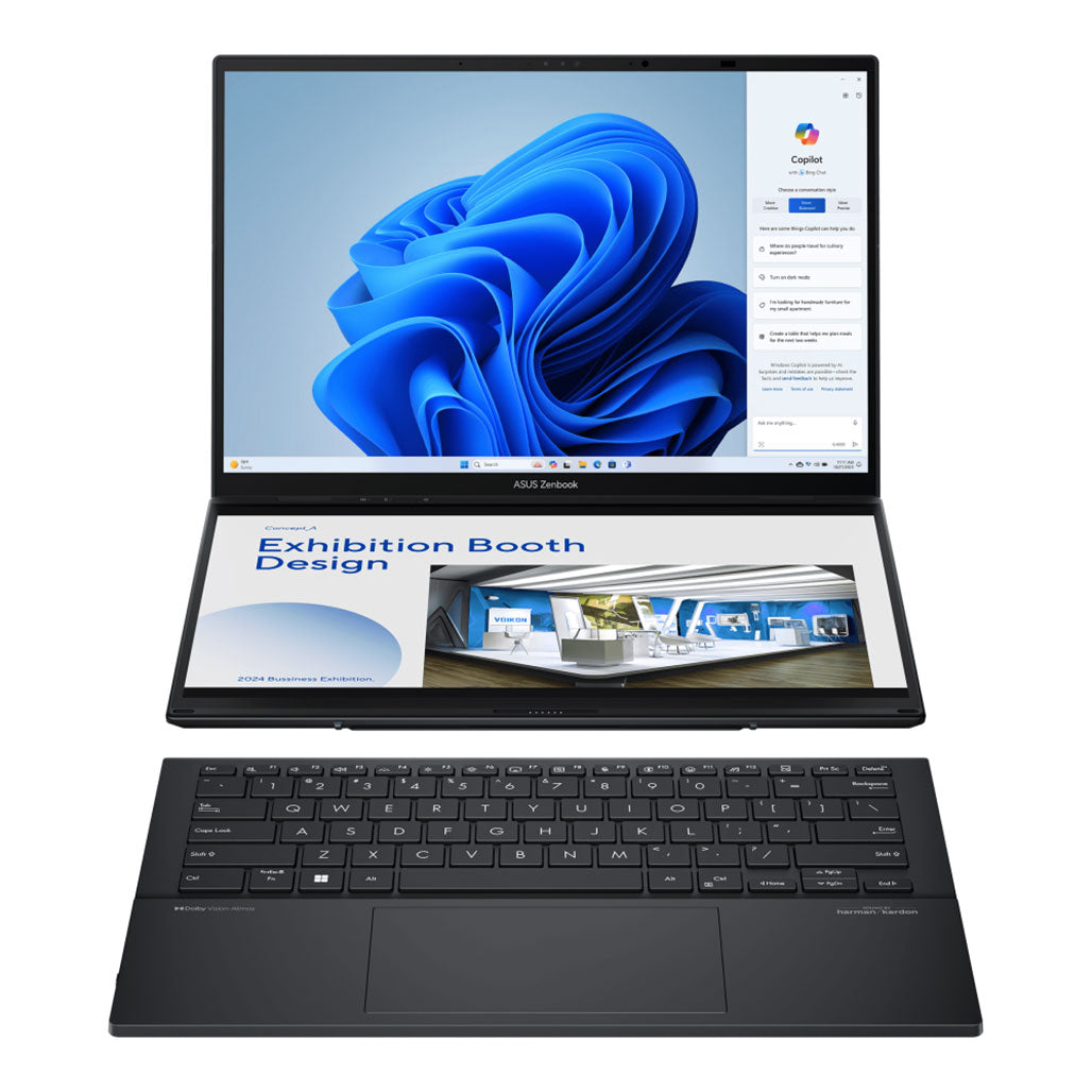 A Photo Of Asus Zenbook Duo OLED UX8406CA-PZ005W - Dual 14