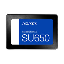 ADATA Ultimate SU650 256GB Internal SSD - High-Speed 3D NAND Flash, SLC Caching, Advanced Error Correction