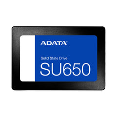 A Photo Of ADATA Ultimate SU650 256GB Internal SSD - High-Speed 3D NAND Flash, SLC Caching, Advanced Error Correction