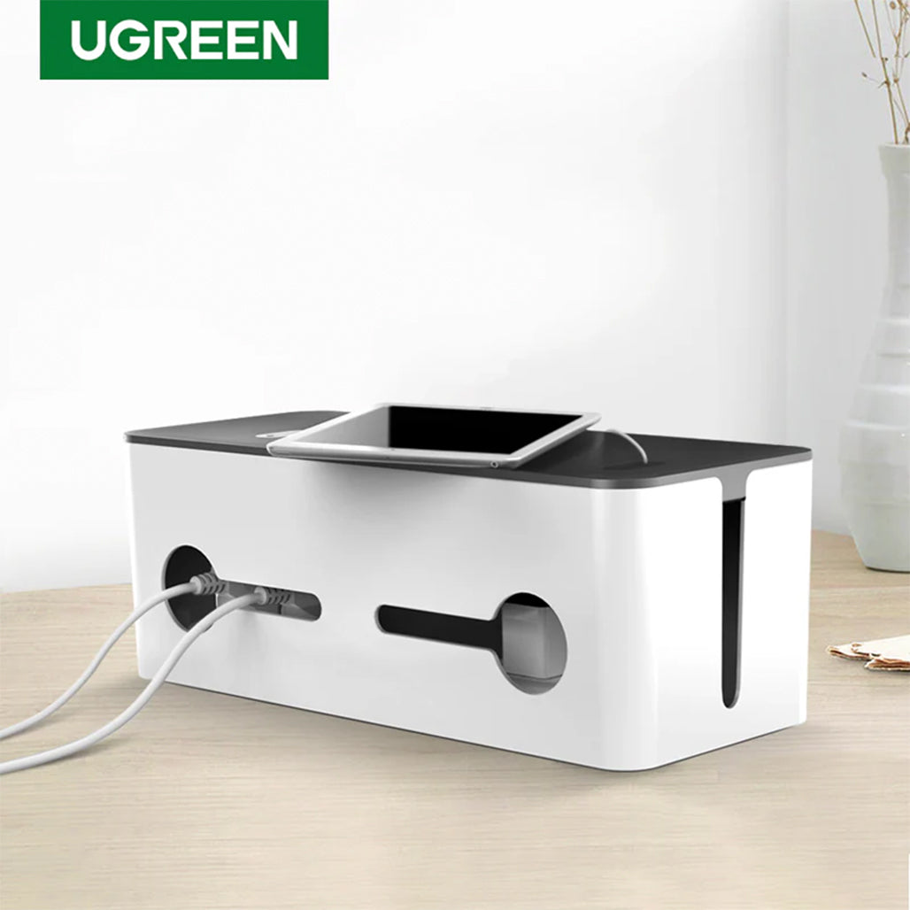 A Photo Of UGreen Universal Cable Management Box – High-Strength ABS Plastic, Fire-Resistant, Elegant Design