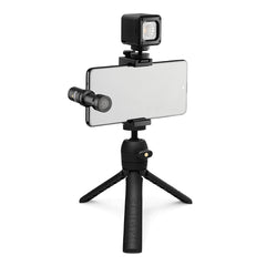 A Photo Of Rode Vlogger Kit USB-C Filmmaking Kit for USB-C Devices with MicroLED Light, VideoMic Me-C Microphone, and Tripod