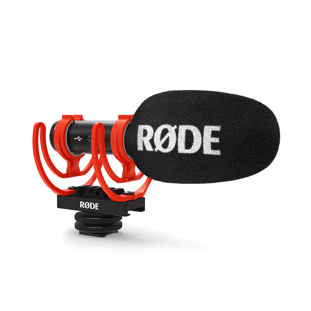 A Photo Of Rode VideoMic GO II Lightweight Directional Microphone with USB and TRS Connectivity