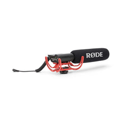 A Photo Of Rode VideoMic High-Quality On-Camera Shotgun Microphone with Adjustable Gain and High-Pass Filter