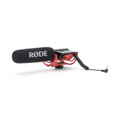 A Photo Of Rode VideoMic High-Quality On-Camera Shotgun Microphone with Adjustable Gain and High-Pass Filter