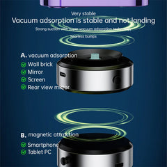A Photo Of Magnetic Car Suction Cup Holder with Vacuum Technology - Type-C | X8/X8Q