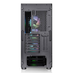 A Photo Of Thermaltake Versa T27 TG ARGB Mid Tower Chassis – E-ATX Support with Three ARGB Fans and Tempered Glass Panel