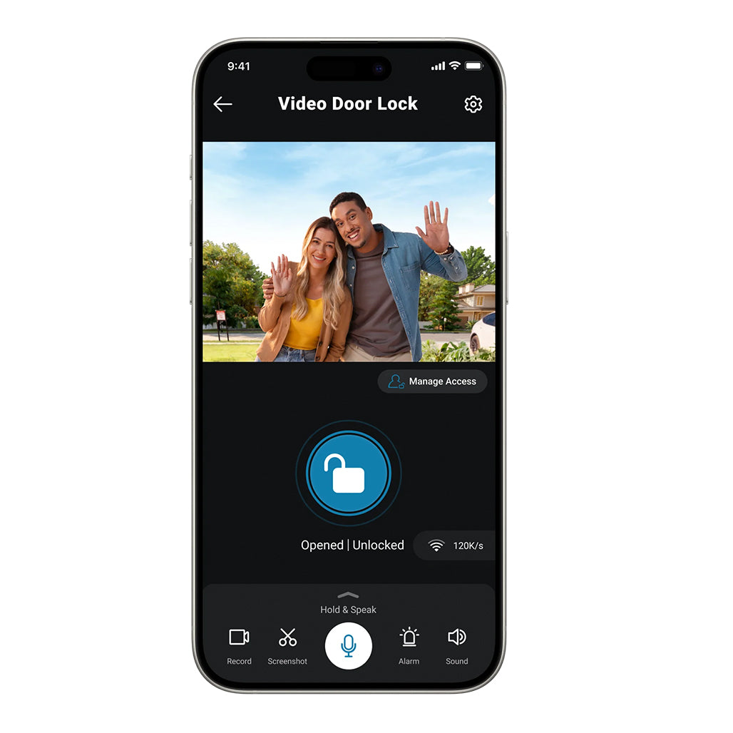A Photo Of Eufy Video Smart Lock E330 – 3-in-1 Fingerprint Door Lock with 2K Camera, Wi-Fi, and Voice Assistant Support