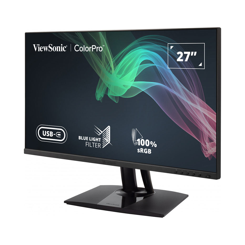 A Photo Of ViewSonic VP2756-2K 27-Inch 2K QHD Monitor with 100% sRGB and USB-C Connectivity