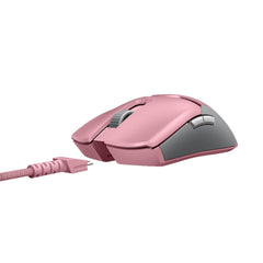 A Photo Of Razer Viper Ultimate & Wired Mouse Dock Quartz - Wireless Gaming Mouse with 20000 DPI Optical Sensor, Razer HyperSpeed Wireless, Chroma RGB