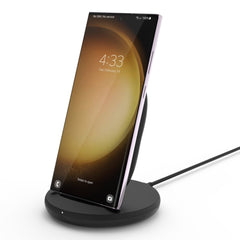 A Photo Of Belkin BoostCharge 15W Wireless Charging Stand with QC 3.0 24W Wall Charger – Fast, Convenient, and Qi-Certified