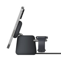 Belkin BoostCharge Pro 2-in-1 MagSafe Wireless Charging Dock – 15W Fast Charger for iPhone, Apple Watch & AirPods