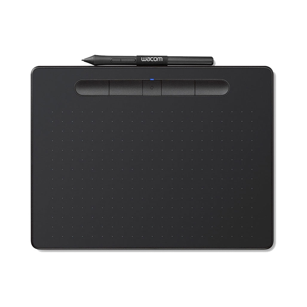 A Photo Of Wacom Intuos Creative Pen Tablet (Small, Black) - CTL-4100/4100WL with 4096 Pressure Levels, ExpressKeys™ and Bluetooth Connectivity