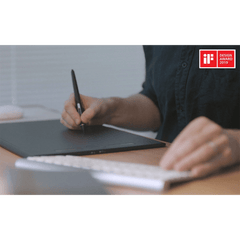 A Photo Of Wacom Intuos Pro Creative Pen Tablet - Large | PTH-860 - Advanced Drawing Tablet with Pro Pen 2, 8,192 Pressure Levels, and Customizable Controls