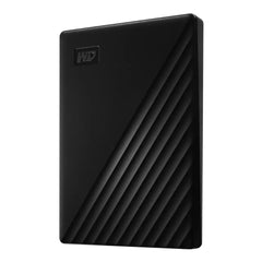 A Photo Of Western Digital My Passport 4TB Portable HDD - WDBPKJ0040BBK-WESN - Slim Design with Backup & Password Protection