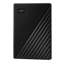 A Photo Of Western Digital My Passport 4TB Portable HDD - WDBPKJ0040BBK-WESN - Slim Design with Backup & Password Protection