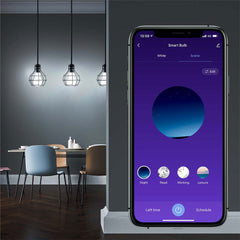 A Photo Of Tellur WiFi Smart Bulb E27 - 9W, Dimmable, White/Warm/RGB