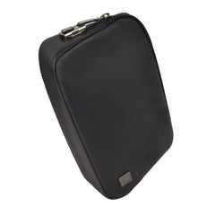 A Photo Of WiWU Alpha Anti-Theft PU Leather Clutch Bag with Coded Lock – Slim Laptop Sleeve for MacBook & Accessories – Black