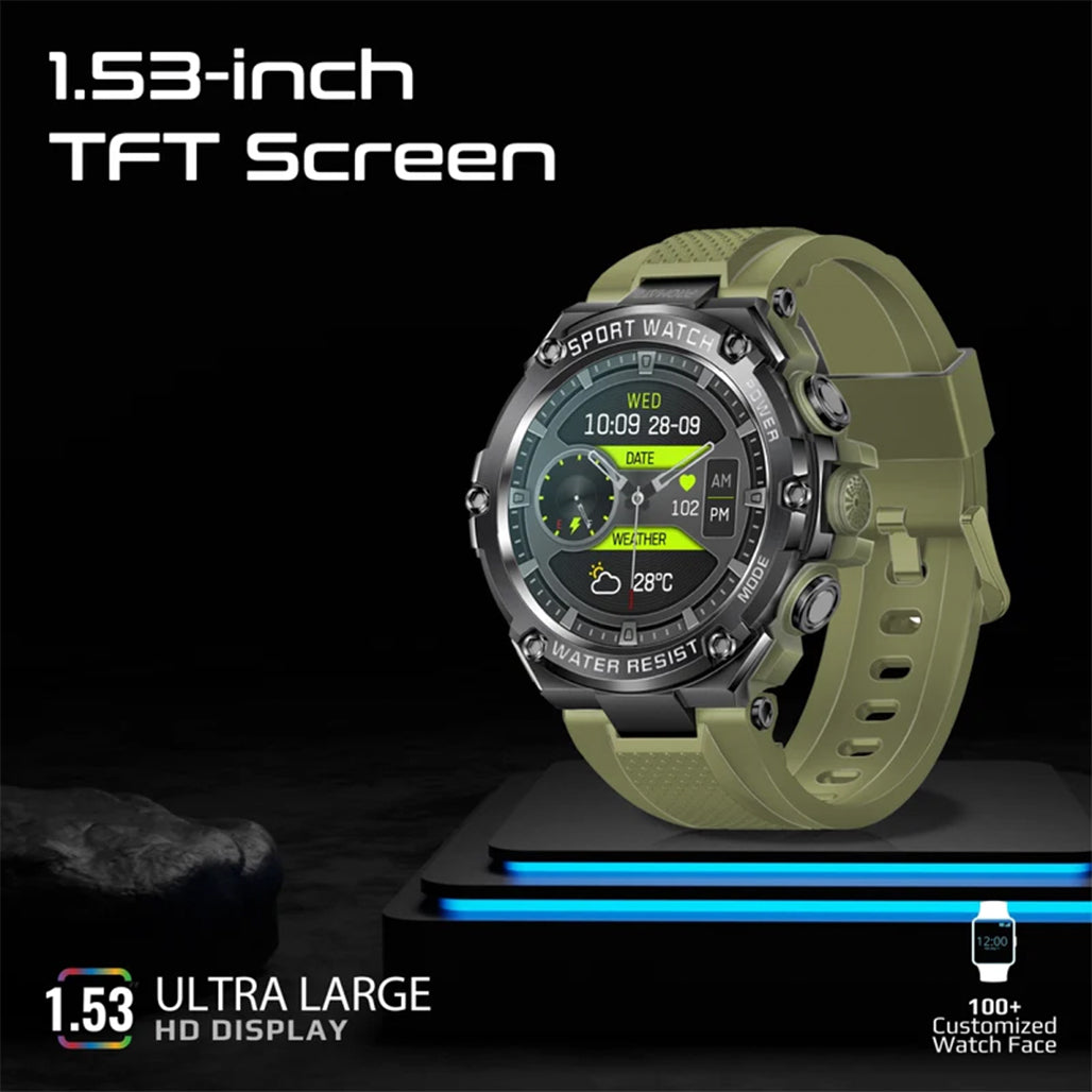 A Photo Of Promate XWatch-R19 Fitness Tracker Smartwatch with Bluetooth Calling | 1.53
