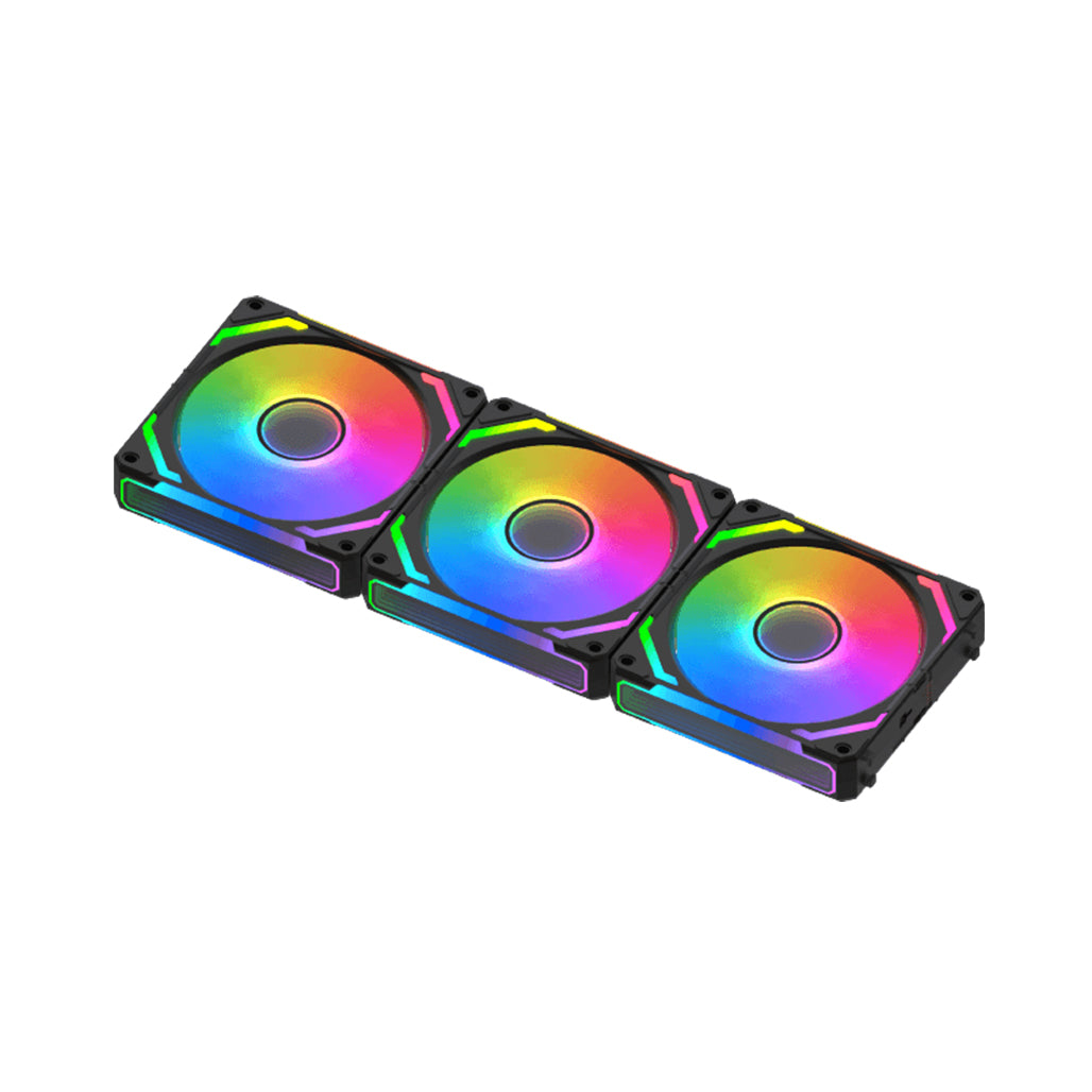 A Photo Of Xigmatek Starlink Ultra | 120mm ARGB Fan Kit with PWM Sync & Smart Control