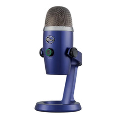 A Photo Of Logitech 988-000089 YETI NANO Premium Dual-Pattern USB Microphone with Blue VO!CE - Vivid Blue