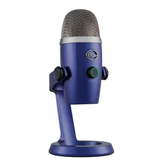 A Photo Of Logitech 988-000089 YETI NANO Premium Dual-Pattern USB Microphone with Blue VO!CE - Vivid Blue