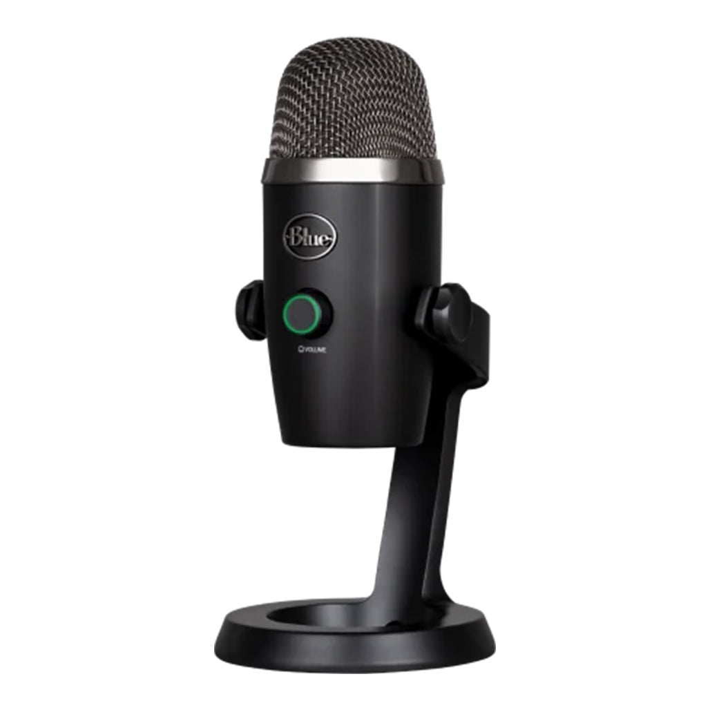 A Photo Of Logitech 988-000400 YETI NANO Premium Dual-Pattern USB Microphone with Blue VO!CE - Black