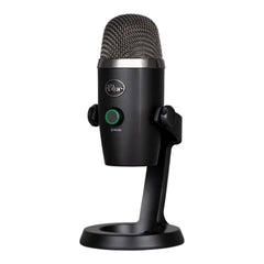 A Photo Of Logitech 988-000400 YETI NANO Premium Dual-Pattern USB Microphone with Blue VO!CE - Black