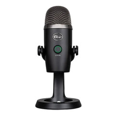 A Photo Of Logitech 988-000400 YETI NANO Premium Dual-Pattern USB Microphone with Blue VO!CE - Black