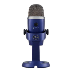 A Photo Of Logitech 988-000089 YETI NANO Premium Dual-Pattern USB Microphone with Blue VO!CE - Vivid Blue