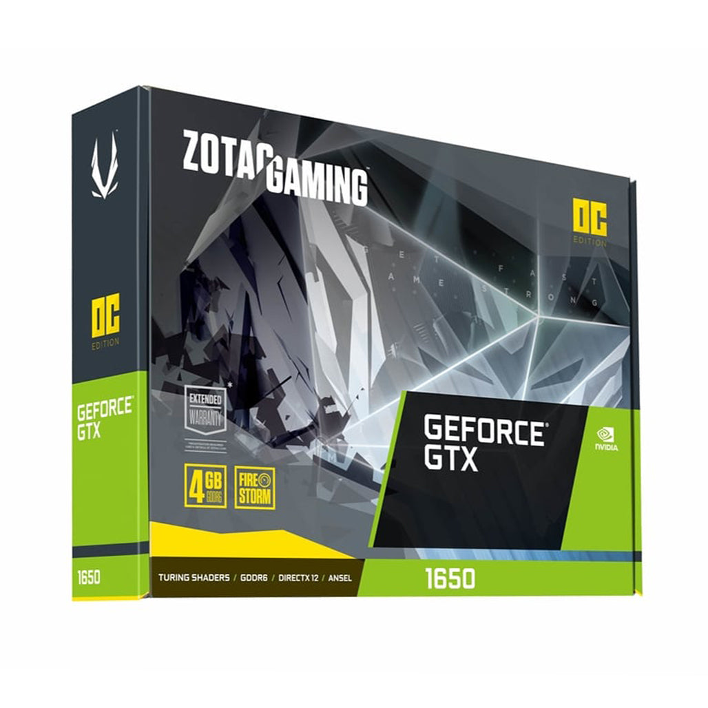 A Photo Of ZOTAC GAMING GeForce GTX 1650 OC GDDR6