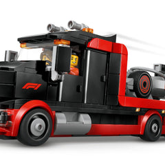 A Photo Of LEGO F1® Display Truck with Audi F1® Race Car - 508 Pieces - 60493